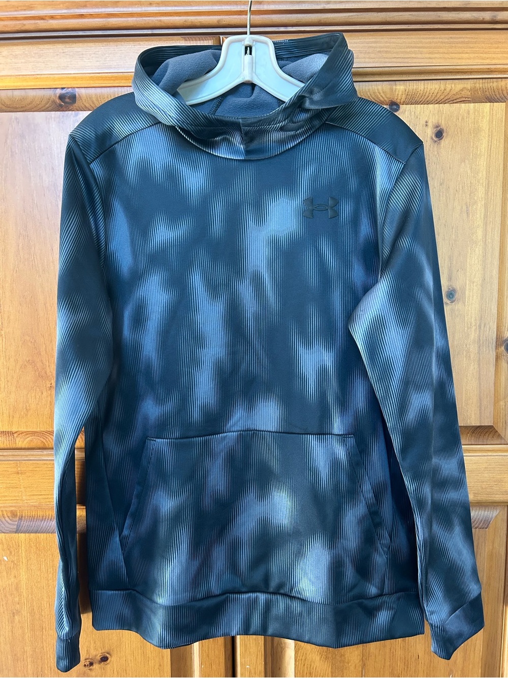 Under Armour Kids' Black Camo Hooded Pullover